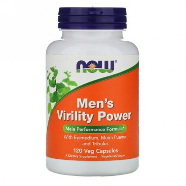 Now Foods, 男性用剛健パワー、120植物性カプセル
