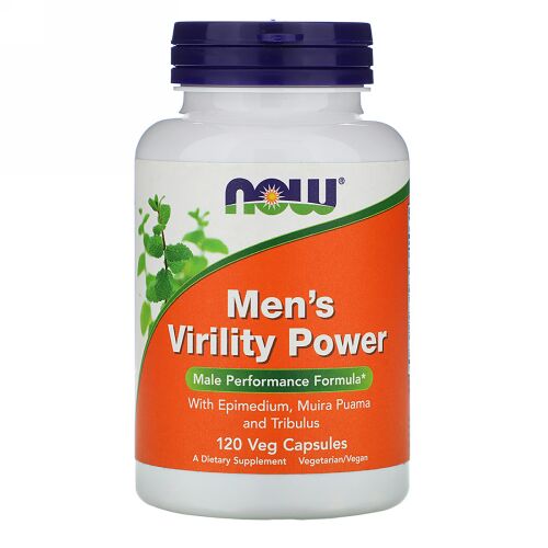 Now Foods, 男性用剛健パワー、120植物性カプセル