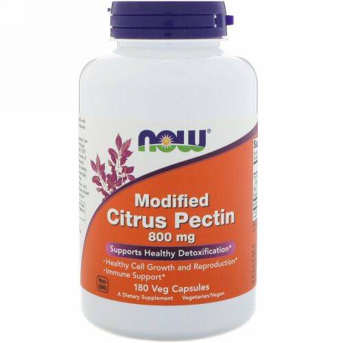 Now Foods, モディファイドシトラスペクチン、800 mg、180ベジカプセル