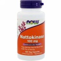 Now Foods, ナットウキナーゼ, 100 mg, ベジタリアンカプセル120粒