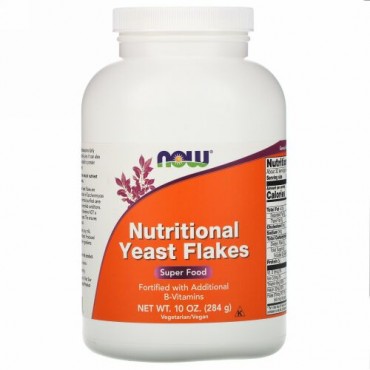 Now Foods, 栄養イーストフレーク、10オンス (284 g)