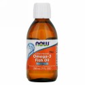 Now Foods, オメガ-3 フィッシュオイル、 レモンフレーバー、 7 fl oz (200 ml)