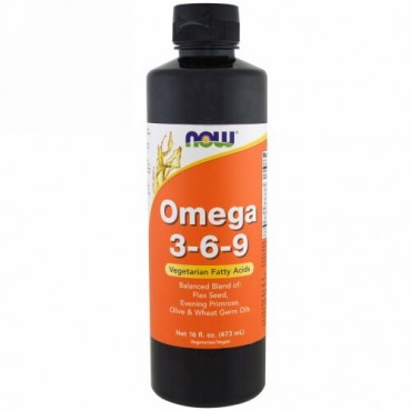 Now Foods, オメガ 3-6-9, 16 液量オンス (473 ml) (Discontinued Item)