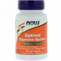 Now Foods, オプティマル消化システム、植物性カプセル90個