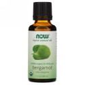 Now Foods, オーガニックエッセンシャルオイル、ベルガモット、1液量オンス (30 ml)