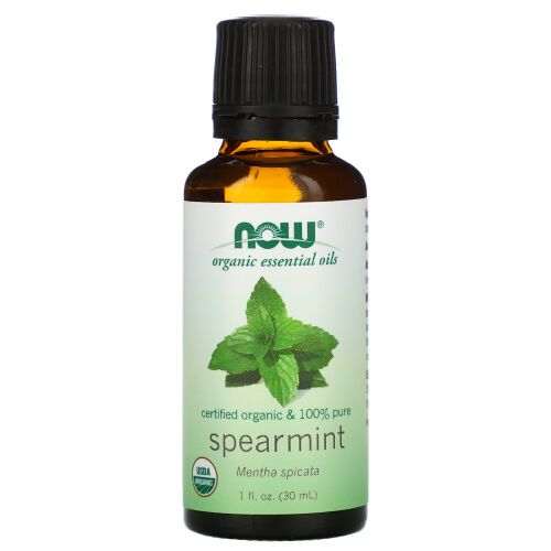 Now Foods, Organic Essential Oils, Spearmint, 1 fl oz (30 ml)