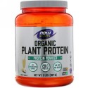 Now Foods, オーガニック植物性プロテイン、クリーミーバニラ、907 g（2l bs） (Discontinued Item)