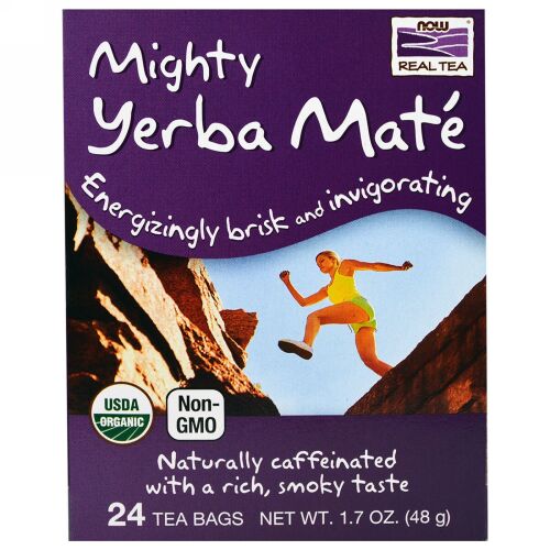 Now Foods, リアルティー、イエルバマテ茶、ティーバック24個、48g (Discontinued Item)