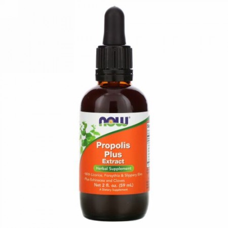 Now Foods, プロポリス プラスエキス, 2液量オンス（60 ml）