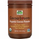 Now Foods, リアルフード、ココアラバーズ、オーガニックココアパウダー、12 oz (340 g)