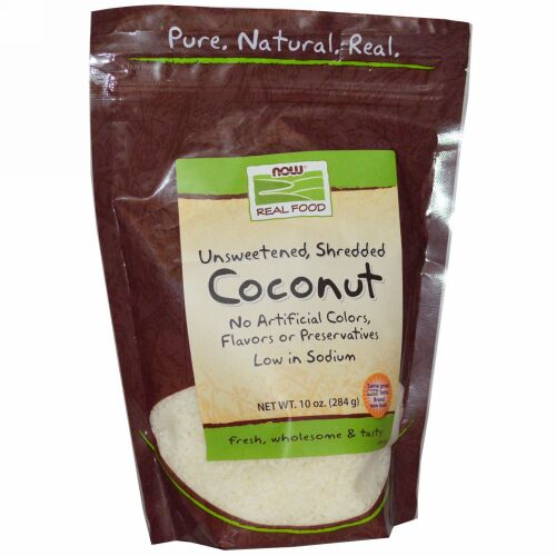 Now Foods, ヘルシーフード, ココナッツ, 10オンス (283 g) (Discontinued Item)