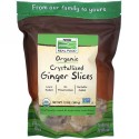Now Foods, Real Food, Organic Crystallized Ginger Slices, 12 oz (340 g)