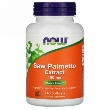 Now Foods, ソーパルメットエキス, 160 mg, 240 ソフトジェル