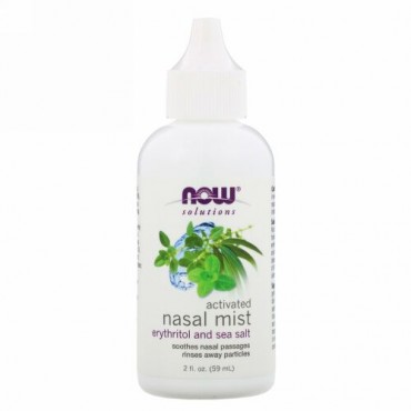 Now Foods, Solutions（ソリューションズ）、活性化点鼻用ミスト、59ml（2 fl oz）