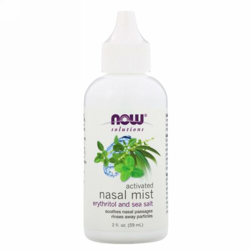 Now Foods, Solutions（ソリューションズ）、活性化点鼻用ミスト、59ml（2 fl oz）