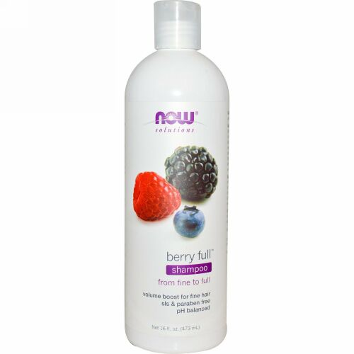 Now Foods, ソリューションズ、ベリーフルシャンプー、 16液量オンス (473 ml) (Discontinued Item)