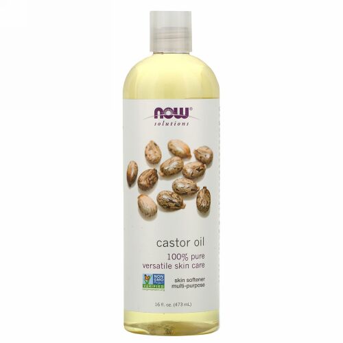 Now Foods, ソリューション、キャスターオイル、16液量オンス (473 ml)
