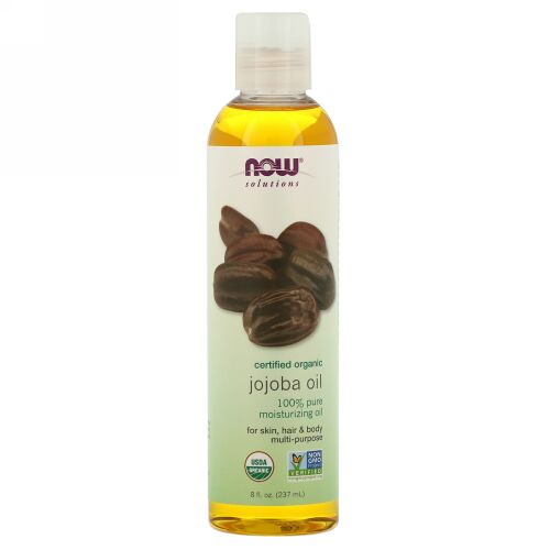 Now Foods, Solutions、オーガニック、ホホバオイル、8 fl oz (237 ml)