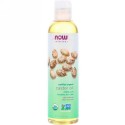 Now Foods, ソリューション、認定オーガニックカスターオイル、8液量オンス (237 ml)