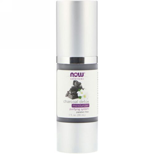 Now Foods, ソリューションズ、チャコールデトックス・モイスチャライザー、1液量オンス (30ml)