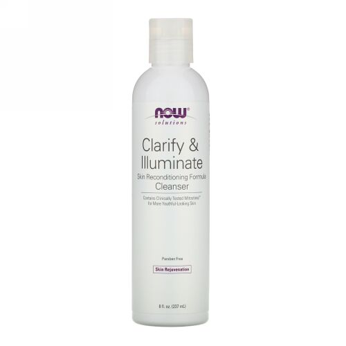 Now Foods, ソリューションズ、クラリファイ＆イルミネイト・クレンザー、8 液体オンス（237 ml）