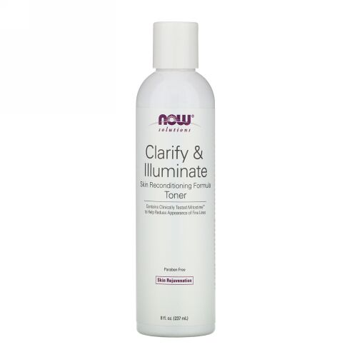 Now Foods, ソリューションズ、クラリファイ＆イルミネート化粧水、237ml（8液量オンス） (Discontinued Item)