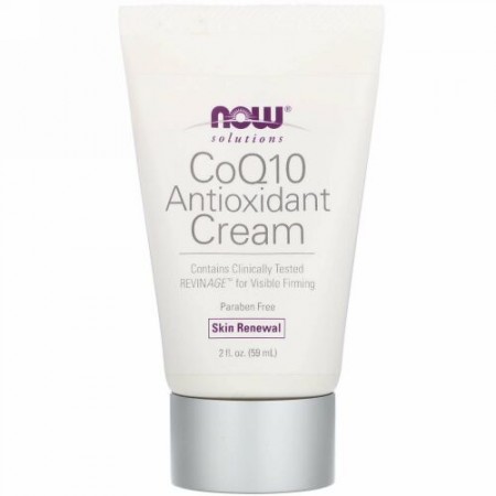 Now Foods, CoQ10抗酸化クリーム、 2 fl oz (59 ml)