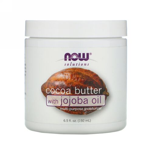 Now Foods, ソリューション、ココアバター、ホホバオイル配合、6.5 液オンス (192 ml)
