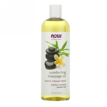 Now Foods, ソリューションズ, コンフォーティング マッサージ オイル, 16 fl oz (473 ml)