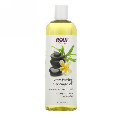 Now Foods, ソリューションズ, コンフォーティング マッサージ オイル, 16 fl oz (473 ml)