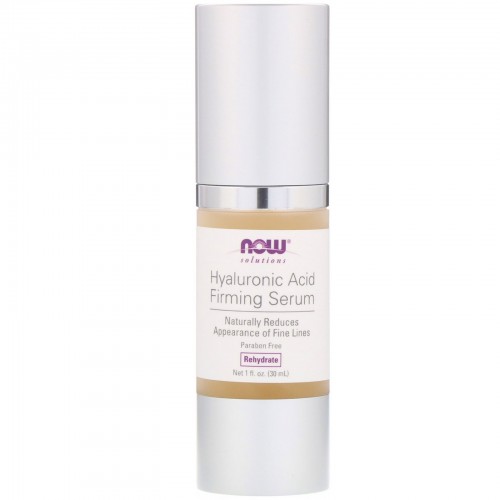 Now Foods, ソリューション、ヒアルロン酸ファーミング美容液、1液量オンス(30 ml)