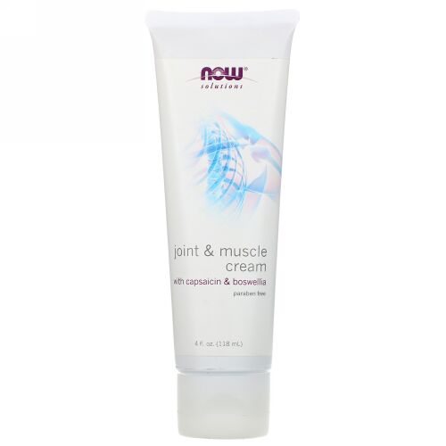 Now Foods, Solutions, Joint and Muscle Cream, 4 fl. oz (118 ml)