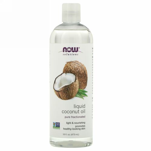 Now Foods, リキッドココナッツオイル、分離済でピュア、16液量オンス (473 ml)