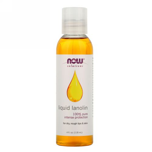 Now Foods, 解決策、液体ラノリン、4液量オンス(118 ml)