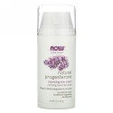 Now Foods, ソリューションズ、天然プロゲステロン、バランス調整スキンクリーム、心を穏やかにするラベンダーの香り、85g（3オンス）