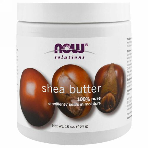 Now Foods, ソリューションズ、シアバター、16 oz (454 g)