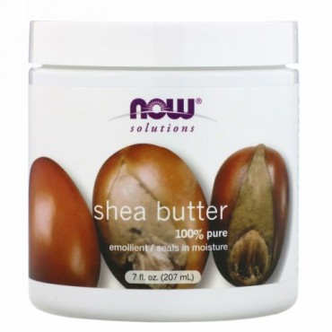 Now Foods, ソリューション、シアバター、7液量オンス (207 ml)