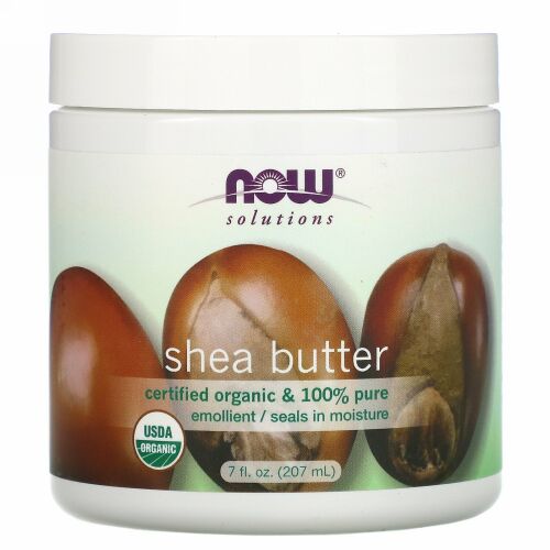 Now Foods, ソリューションズ、シアバター、認定オーガニック7 fl oz (207 ml)