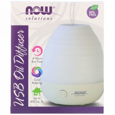 Now Foods, Solutions, USB Oil Diffuser, 1 Diffuser