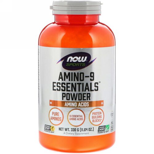 Now Foods, スポーツ、アミノ-9 エッセンシャルズパウダー、11.64オンス (330 g)
