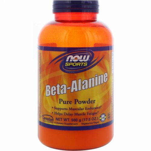 Now Foods, スポーツ、ベータアラニン、純粋な粉末、17.6オンス（500 g）