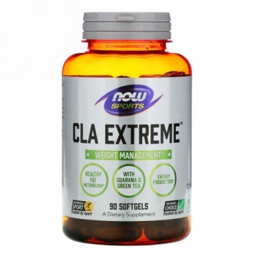 Now Foods, スポーツ、CLA Extreme（CLAエクストリーム）、ソフトジェル90粒
