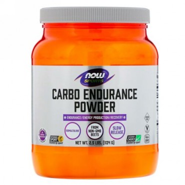 Now Foods, Sports, Carbo Endurance Powder, 2.5 lbs (1,134 g) (Discontinued Item)