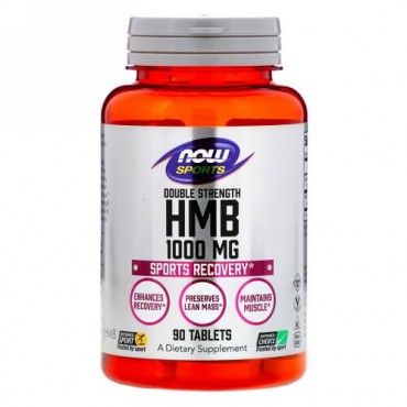Now Foods, スポーツ、HMB、成分2倍、1,000mg、90粒