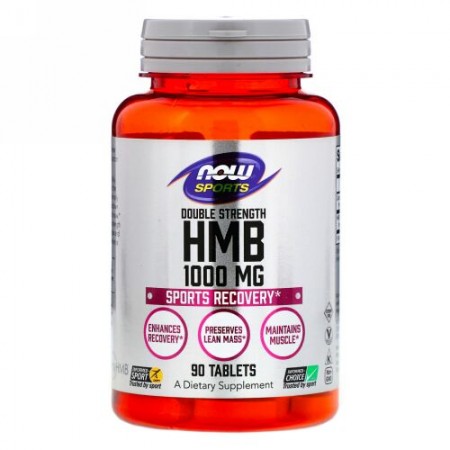 Now Foods, スポーツ、HMB、成分2倍、1,000mg、90粒