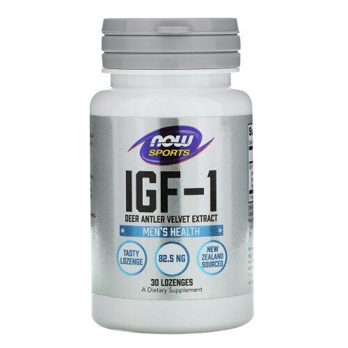 Now Foods, Sports, IGF-1, Men's Health, 30 Lozenges (Discontinued Item)