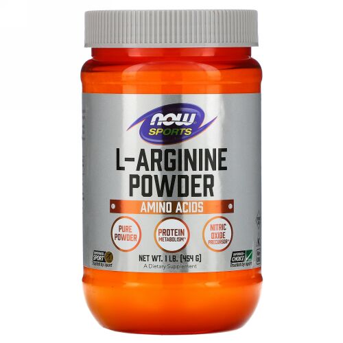 Now Foods, L-アルギニンパウダー, 1 lb (454 g)