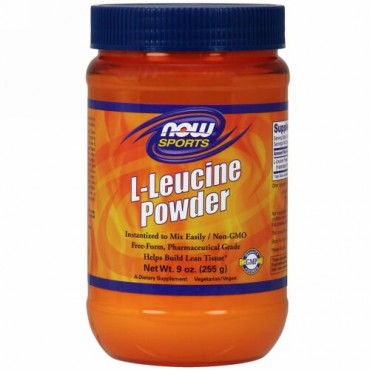 Now Foods, スポーツ、L-ロイシンパウダー、255 g（9 oz）