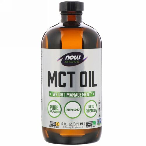 Now Foods, Sport（スポーツ）、MCTオイル、無香料、473 ml