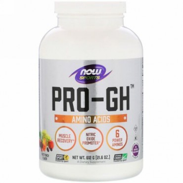 Now Foods, Sports, Pro-GH, Fruit Punch, 21.6 oz (612 g)